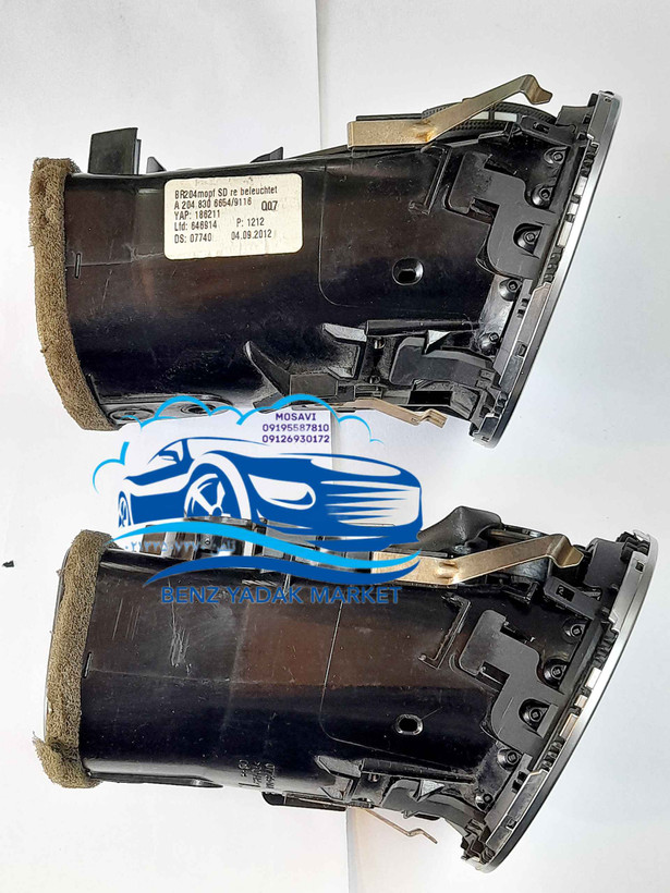 دریچه برقی کولر کنار داشبورد W240 چپ و راست مرسدس بنز سری C