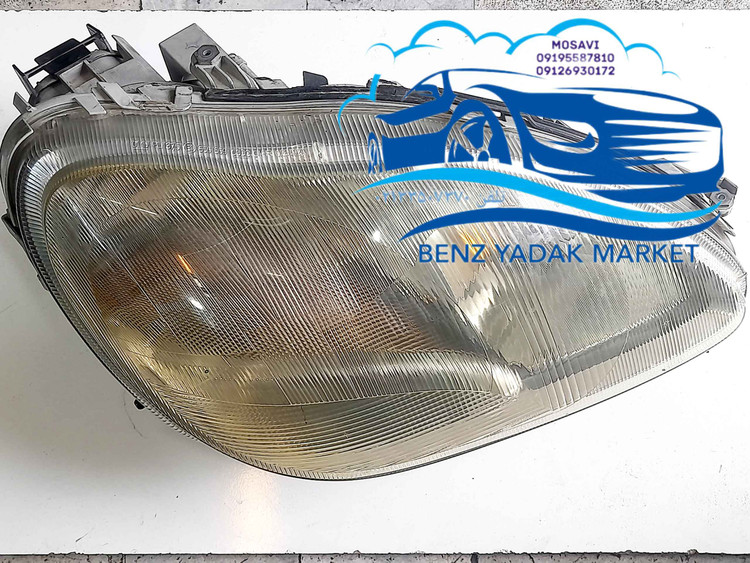 چراغ جلو راست مرسدس بنز S500 W220 مدل ۲۰۰۲ کامل در حد
