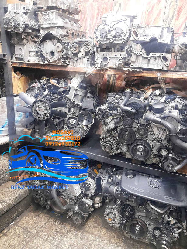 موتور مرسدس بنز E280 M272 کامل با دورچین